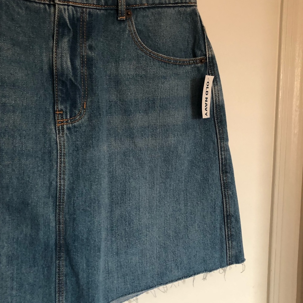 Old Navy - Denim Mini Skirt - Picture 2 of 3